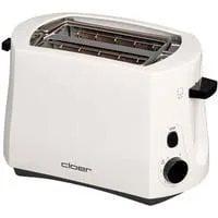 Toaster 331 weiß, 825 Watt, für 2 Scheiben Toast