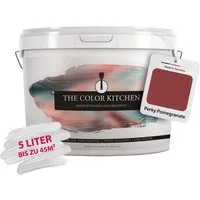 A.S. Création Wand- und Deckenfarbe Seidenmatt Innenfarbe THE COLOR KITCHEN, für Wohnzimmer Schlafzimmer Flur Küche, versch. Rottöne