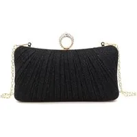 nsihing Abendtasche Damen Mode Abendtasche: Falten Handtasche, Glitzer Abendtasche, ideal für Brauthochzeiten, Bälle und Cocktailpartys