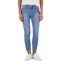 Monari 5-Pocket-Jeans blau,Casual,Baumwolle,Unifarben,Slim Fit,Mittel