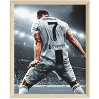 JUSTGOODMOOD Poster Premium ® Christiano Ronaldo Fußball Poster · ohne Rahmen, Poster in verschiedenen Größen verfügbar