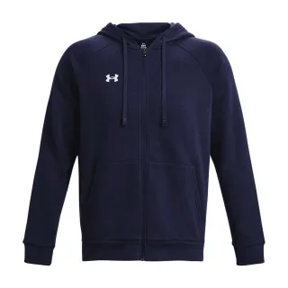 Under Armour - "Rival" Kapuzenpullover Durchgehender Reißverschluss für Herren/Damen Unisex (Mitternachtsblau)