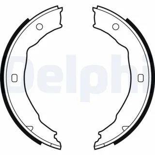 Delphi Bremsbacken hinten Peugeot 406 607