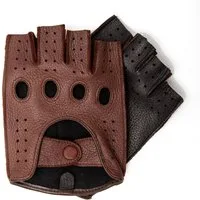 Hand Gewand by Weikert Lederhandschuhe COLIN - Hirschleder Auto Handschuhe handgenäht ungefüttert
