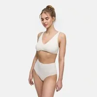 cfab (creamy fabrics) High-Waist-Slip High-Waist Cotton Slip - 3er Pack-Weiß-L