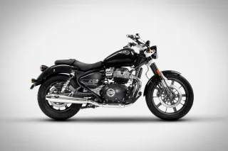 ZARD Sport Auspuff Edelstahl poliert Royal Enfield Super Meteor 650 Bj.2023-2024 EURO5 eintragungsfrei