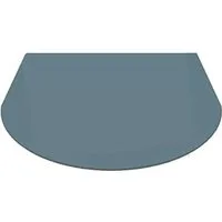 ECOfoxx Bodenschutzplatte Rundbogen 100x120cm grau - Funkenschutzplatte Kaminbodenplatte, Form: Rundbogen / Zunge, ohne Silikondichtung, Glas anthrazitgrau 1000x1200mm