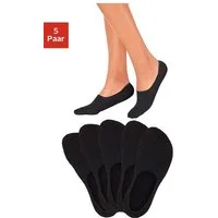 Bench. Füßlinge Damen Unsichtbare Sneaker Socken, (Packung, 5-Paar, No Show) für weit ausgeschnittene Schuhe, Loafers, Halbschuhen, Oxford-Schuhe