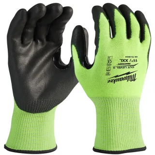 Milwaukee - Hi-Vis Schnittschutzhandschuhe Klasse 3/C - 144 Stück  11 - 4932479023