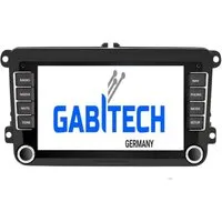 GABITECH 7 Zoll Android Carplay Autoradio für VW Golf 5/6 Passat B6, Tiguan Autoradio (FM / AM-Radio, RDS, DAB+ Optional, Polo Jetta Touran Candy Sharan EOS Skoda Fabia Octavia Yeti Seat Leon)
