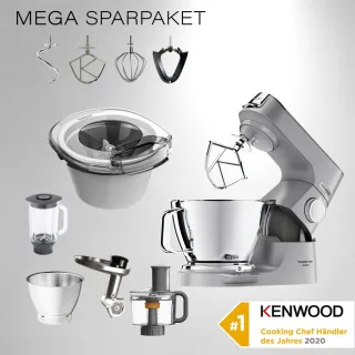 Kenwood Küchenmaschine Titanium Chef Baker Silber KVC85.594SI -...