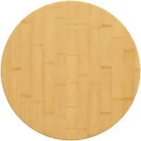 vidaXL Tischplatte Tischplatte Ø50x1,5 cm Bambus (1 St)