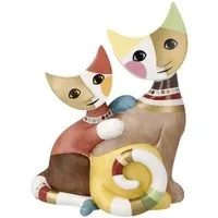 Goebel Dekofigur Rosina Wachtmeister - Katzen Noemi e Taddeo (1 St), Sammelfigur