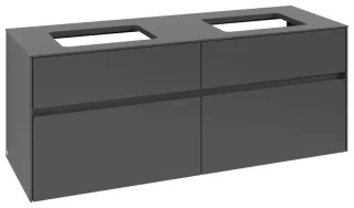 Villeroy & Boch Waschtischunterschrank Collaro C119B0 1400x548x500mm m. Bel. 4 Ausz. für 2 Waschtisc C119B0VR