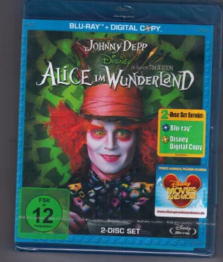 Alice im Wunderland 1 Blu-ray + 1 Digital Copy [DVD]