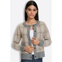 heine Strickjacke Strickjacke Langarm Grobstrick