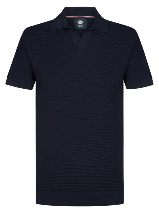 Petrol Industries - Strick-Poloshirt Delfín Herren