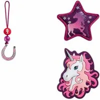 Step by Step Schulranzen MAGIC MAGS Sweet Unicorn Nuala 3-teilig (3-teilig), Motivanhänger, Glücksbringer