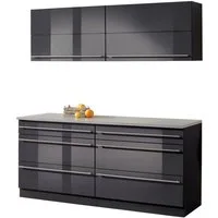 wiho Küchen Küche Chicago, ohne E-Geräte, Gesamtbreite 180 cm