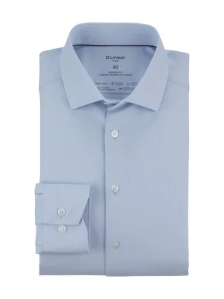 OLYMP - Modern Fit : Businesshemd blau - Gr. - 42