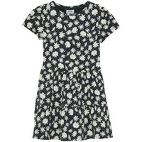 s.Oliver Junior Jerseykleid Stufenkleid mit All-Over-Print