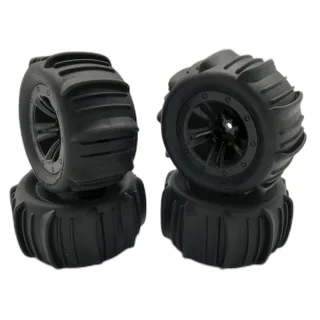 4PCS Upgraded Desert Tires Wheels for 1/12 1/14 1/16 MJX 16208 16209 16210 14209 14210 WLtoys 144001 144002 144010 12400