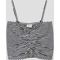 s.Oliver Muskelshirt T-Shirt Cropped Top mit abnehmbaren Trägern