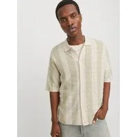 Jack & Jones Polokragenpullover JORTYLER KNIT SS POLO SN Baumwollmischung, relaxed fit