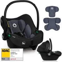 lionelo Babyschale ASTRID I-SIZE, ab: ab Geburt, bis: bis 87 cm, ab: 40,00 cm, bis: 87,00 cm, (Set), Sehr stabiler Träger, Höhenverstellung, Modernes Design