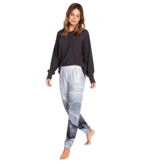 PJ Salvage - Jogginghosen für Damen (Ombre/Schwarz/Grau)