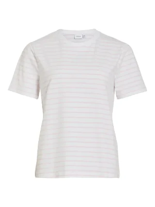 VILA - VINORA S/S YD T-SHIRT - NOOS Cherry Blossom - Gr. - L