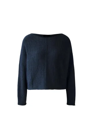 Oui - Pullover darkblue - Gr. - 42