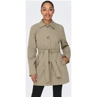 JDY Trenchcoat JDYISADORA TRENCHCOAT OTW HAB NOOS mit Bindegürtel in der Taille