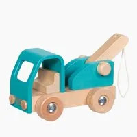 goki Spielzeug-Abschlepper Abschleppwagen Goki, (Packung, 1-tlg., set), das erste Holzfahrzeug etwas Besonderes