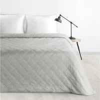 Design91 Tagesdecke Steppdecke LUIZ8 aus Samt Weicher Bett- und Sofaüberwurf, Elegante Bettdecke aus weichem Velours mit Rautenmuster
