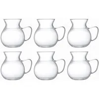 Zoha Teeglas Efendi Teegläser Set 6 Teilig 215 ml - Cay Bardagi, 6-tlg., Borosilikatglas, Hochwertiges, hitzebeständiges Borosilikatglas