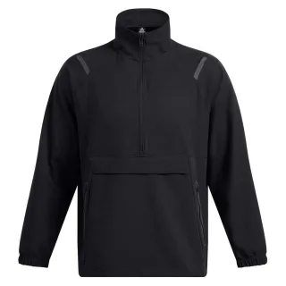 Under Armour - Anorak für Herren, Hoch geschnitten, Hochleistungsmaterial, Raglanärmel (Schwarz)