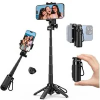 Rollei 26982 Kamerastativ (3-in-1, verstellbar, tragbar, Bluetooth-Fernbedienung)