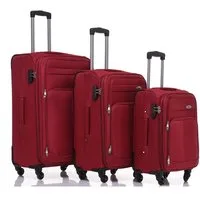 Beibye Trolleyset 3-tlg. mit 4 Rollen u. Dehnfalte div. Farben