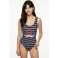 Joop Jeans Badeanzug JEANS! Easy Summer mit Streifen-Design, aus Microfaser-Qualität