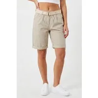 Kendindza Collection Chinoshorts Stretch Kurze Bermuda Shorts Damen Knielang Kurze Hose Damen Sommer Gummibund, Weiches Material, Loose Fit, weiter geschnitten