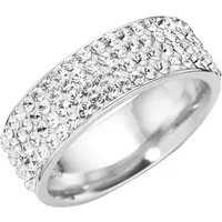 Firetti Fingerring Schmuck Geschenk Silber 925 Silberring, mit Kristallstein