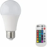Livarno home LED-Leuchtmittel Livarno Home LED-Lampe mit Farbwechsel Memory-Funktion, E27, 1 St., Warmweiß, mit Fernbedienung, Farbwechsel-Effekt