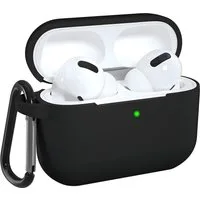 AVANA Kopfhörer-Schutzhülle Hülle für Apple AirPods (3. Generation) Schutzhülle Silikon 360° Case, Cover, Slim Fit, Ladecase Tasche, Schwarz