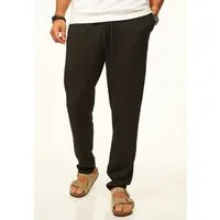 CARISMA Stoffhose im Chinohose Stil mit Gummibund & Kordel als Sommerhose Herren luftige Freizeithose mit Rippstruktur - Jogginghose