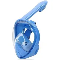 Athlix Taucherbrille Schnorchelmaske Anti-Leak Vollgesichts Unterwasser Maske, Kein Beschlagen, 180 Grad Weitwinkel Sicht, GoPro Halterung