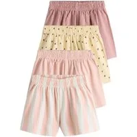 Next Shorts Neutrale Shorts, 4er-Pack (4-tlg)