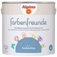 Alpina Wandfarbe 2,5 L. Farbenfreunde Seebärblau No.12