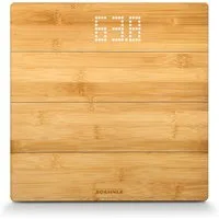 Soehnle Personenwaage Style Sense Bamboo Magic, 1-tlg., LED-Anzeige, bis 180kg, große Trittfläche aus Bambus, inkl. Batterien