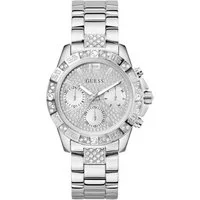 Guess Multifunktionsuhr MAJESTY GW0771L1, Quarzuhr, Armbanduhr, Damenuhr, Datum, Edelstahlarmband